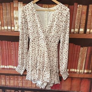 Altar’d State floral layered romper Dress look Medium M